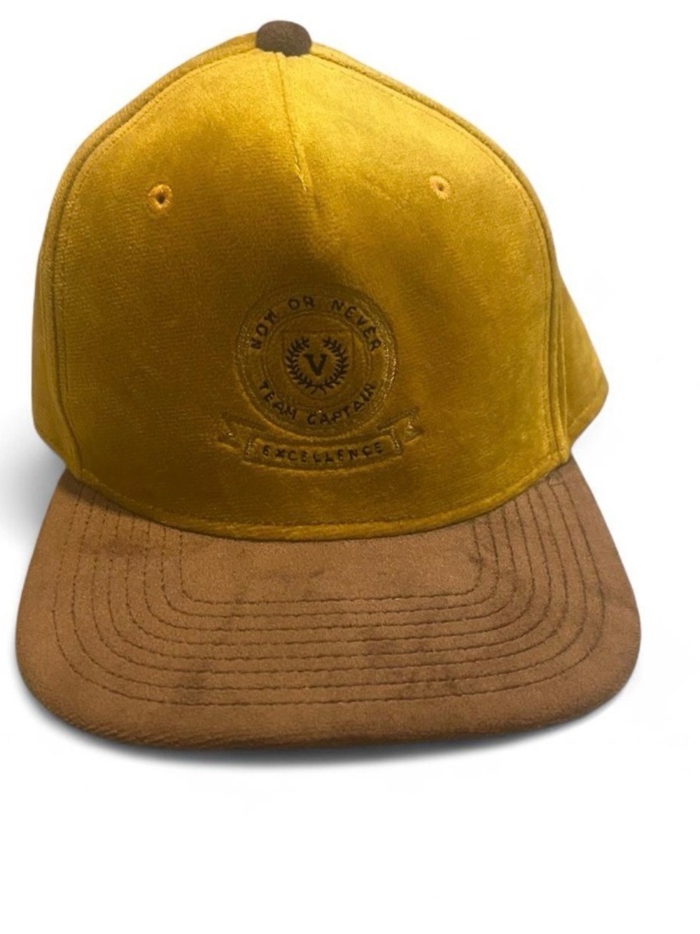 art‎ class Mustard Yellow & Brown Men's Baseball Cap